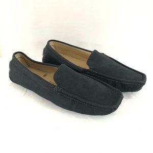 Ruizu Womens Loafers Flats Faux Suede Square Toe 7